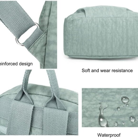 Mini Nylon Backpack Small Purse Lightweight Casual Travel Daypack Organizer - Picture 6 of 7